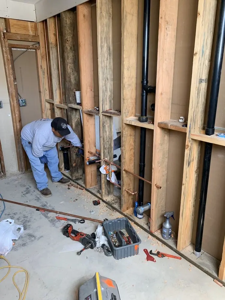 Commercial rough-in plumbing for Water Heater Replacement in South Netcong